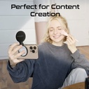 Promate MagSafe LED Ring Light 360° Rotatable (Black) 