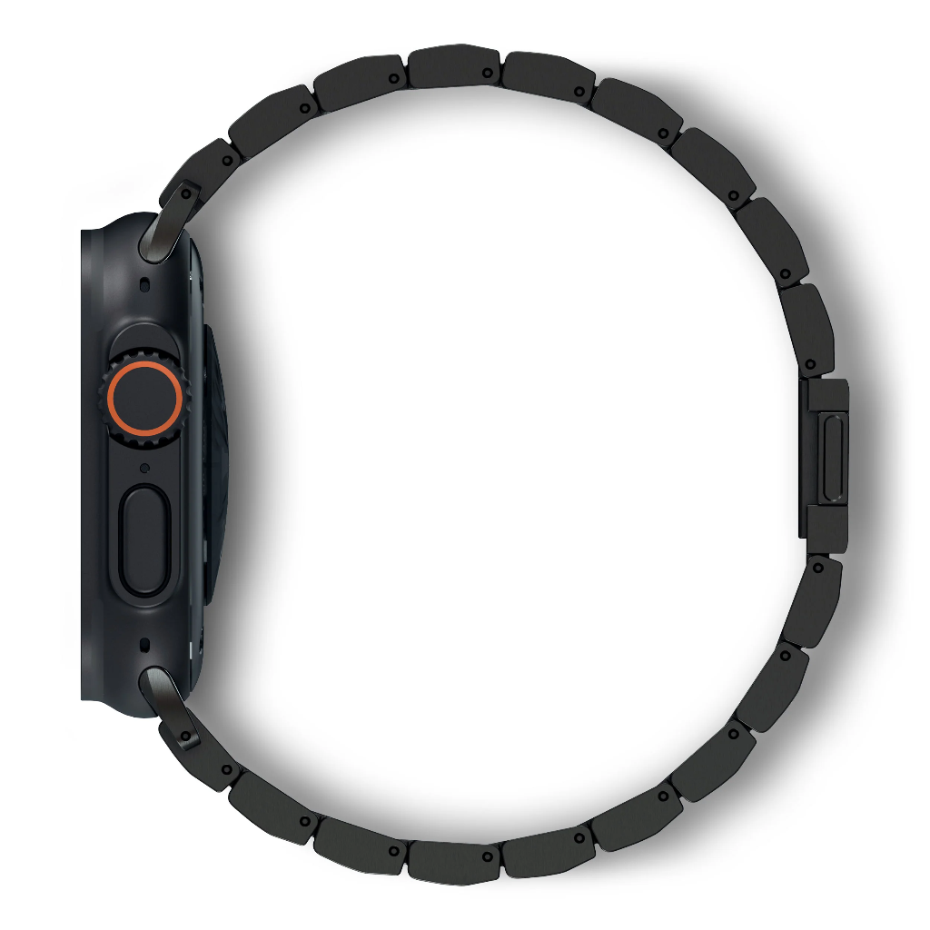 Decoded Titanium Strap for Apple Watch Ultra 1-2 (Black Titanium)