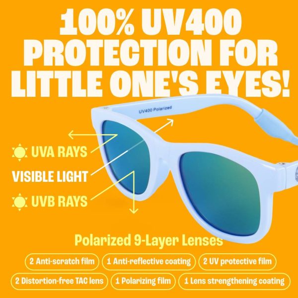 Baby Sunnies Sunglasses 0-24 month (Sky Blue)
