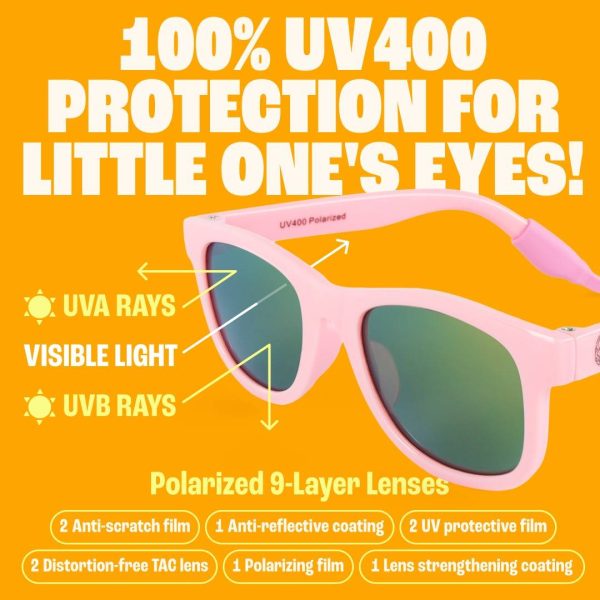 Baby Sunnies Sunglasses 0-24 month (Barbie Pink)