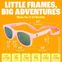 Baby Sunnies Sunglasses 0-24 month (Barbie Pink)