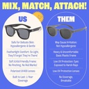 Baby Sunnies Sunglasses 3-8 y/o (Black)