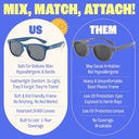 Baby Sunnies Sunglasses 3-8 y/o (Navy Blue)