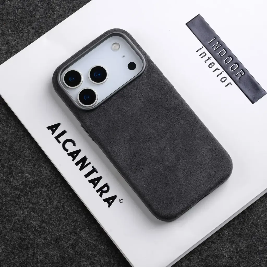 Melkco Alcantara Magsafe Case For Iphone 17 Pro Max (Dark Blue)