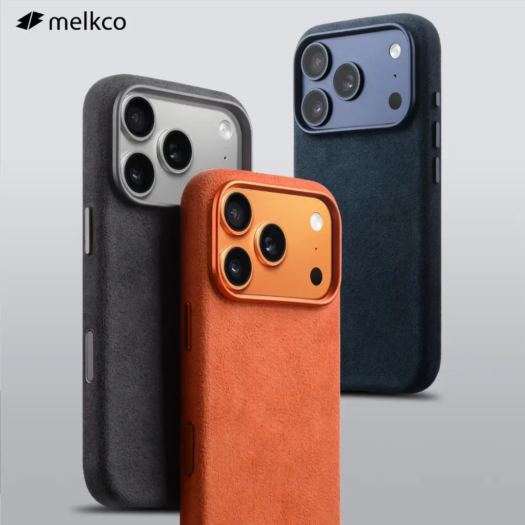 Melkco Alcantara Magsafe Case For Iphone 17 Pro Max (Dark Blue)