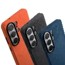 Melkco Alcantara Magsafe Case For Samsung Galaxy S26 Ultra (Orange)