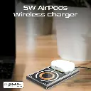 Promate 3 in 1 Ultra-Slim Transparent MagSafe Wireless Charging Foldable 15W (Black)