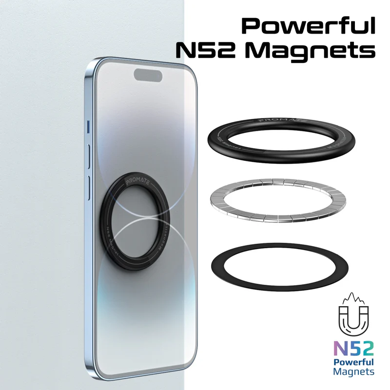 Promate 360°  MagSafe Phone Mount (Black)