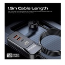 Promate 120W Car charger 1.5m Cable (Black)