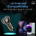 Promate Car Charger 80W (Transparent)