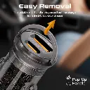 Promate Mini Car Charger 65W (Transparent) 