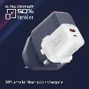 Promate Charging Adapter 33W PD GaNFast™ (White)