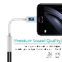 Promate  Adapter USB-C to 3.5mm AUX (White)