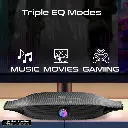 Promate 20W BassBoost™ Quad Speaker Wireless RGB Soundbar  • 30Hours Playback (Titanium)