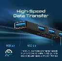 Promate LiteHub 4-in-1 Multi-Port USB-C Data (Black)