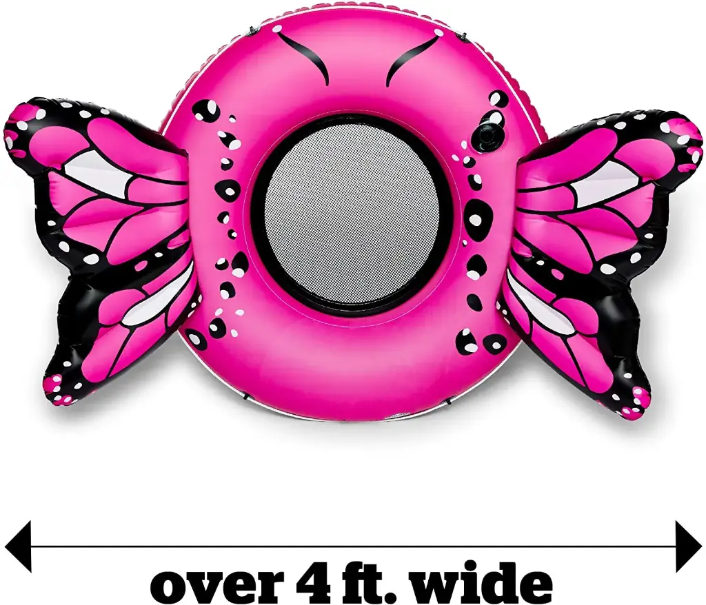 Big Mouth Beautiful Butterfly River Tube (Pink)