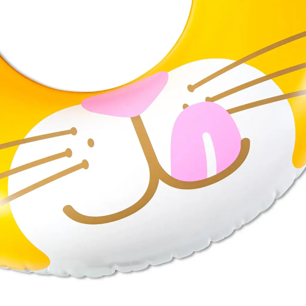 Big Mouth Cat Face Float (Yellow)
