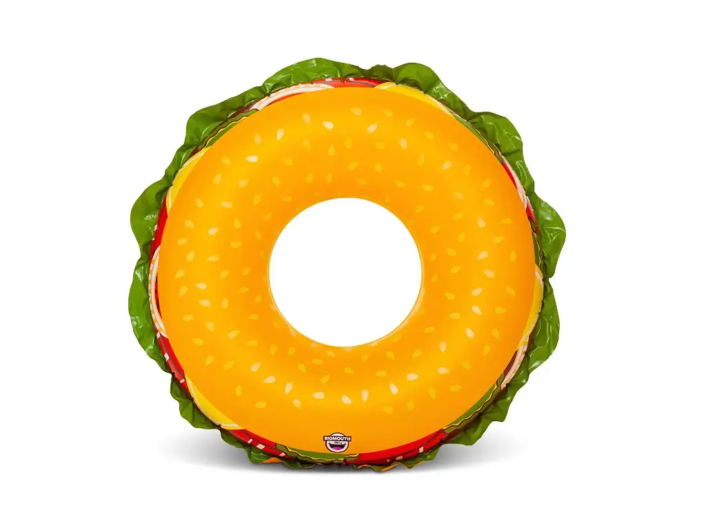 Big Mouth Giant Cheeseburger Pool Float (Orange)