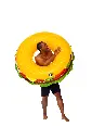 Big Mouth Giant Cheeseburger Pool Float (Orange)