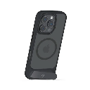 Smartix Premium Designer Stand Case for iPhone 16 Pro (Black)