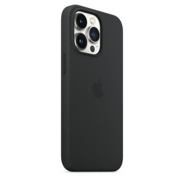 Apple Silicone with MagSafe for iPhone 13 Pro (Midnight Black)