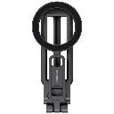 Porodo Holdflex Foldable Phone Holder with Aluminum Magnetic Stand (Black)