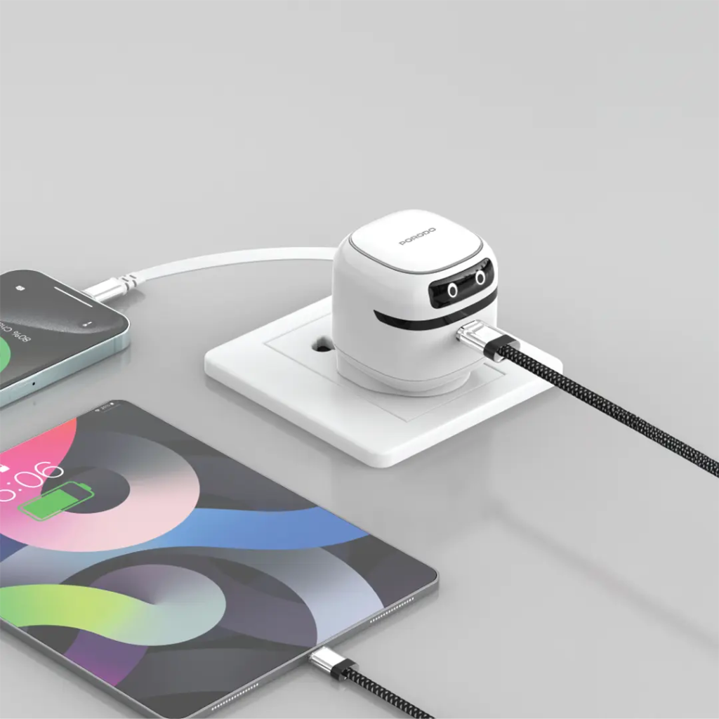 Porodo Ayuon Mini Travel Charger PD 65W (White)