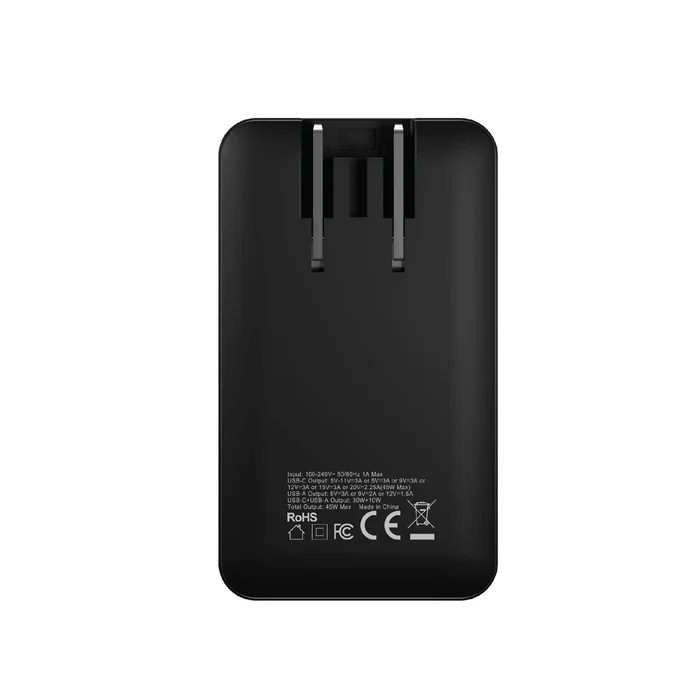 Smartix 45W Premium Slim GaN Wall Adaptor