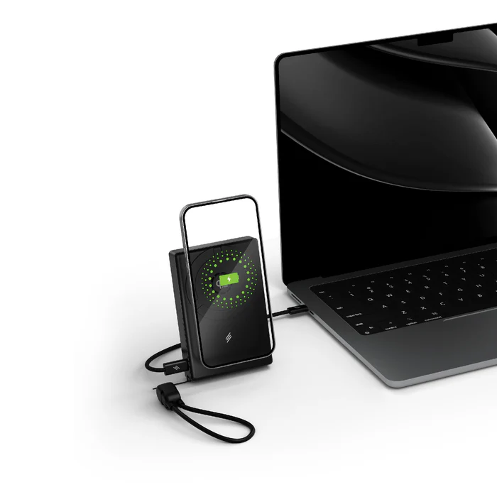Smartix MagCool Qi2 25W Magnetic Wireless Power Bank 10000mAh 45W USB-C PD (Black)