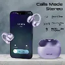 Promate AudioFit™ Wireless Ear Clip TWS Earbuds (Purple)