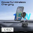Promate 15W Versatile Ultra-Thin Cradleless Wireless Car Charger (Black)