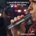 Promate All-in-One Emergency Rescue Tool with Hammer, Seatbelt Cutter & LED Light (Black)