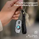 Promate Portable Anti-Peep IR Camera Detector with Trigger Alarm & Flashlight (Black)