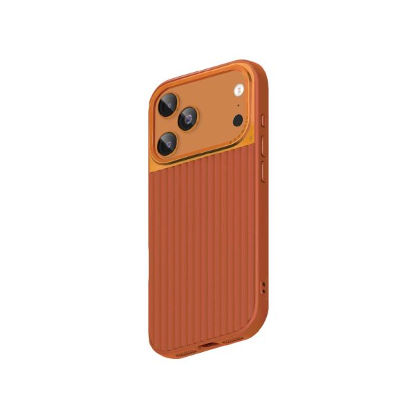 Smartix Ultraguard Silicone Magnetic Case for iPhone 17 Pro (Orange)