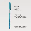 PITAKA Glints of Gold Ultra-Slim Case  for iPhone 17 Pro Max (Lucid Blue)