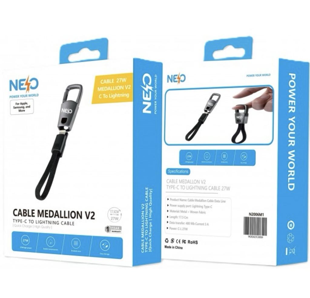 NEO Cable with Ring Type-C to Lightning 27W