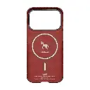PITAKA Happiness Rides In  Edge Case for iPhone 17 Pro Max (Cinnabar Steed）