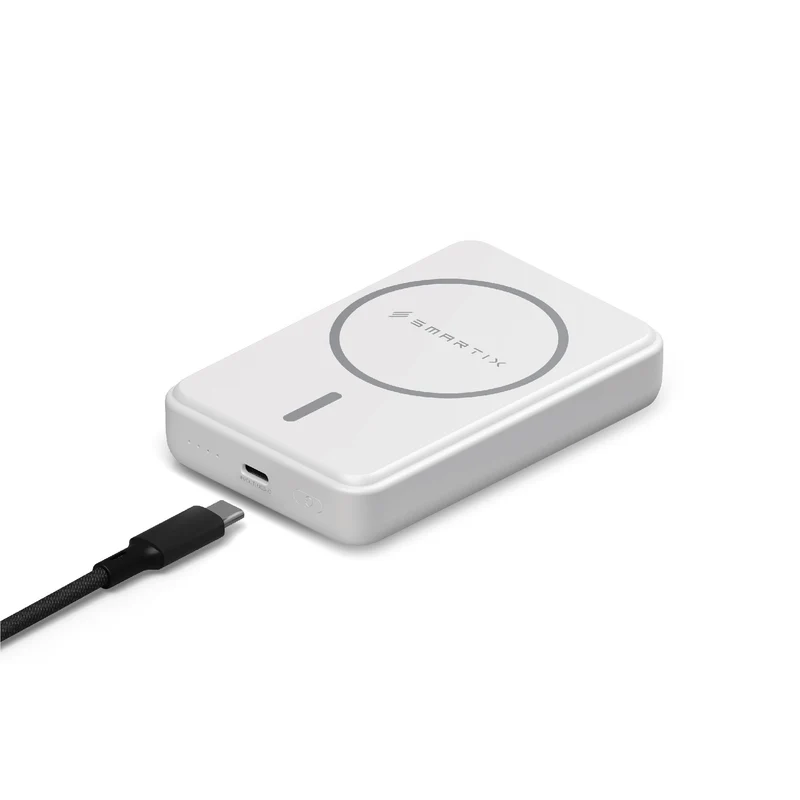 Smartix AirDock 3 in 1 Dock + Detachable 10000 mah Power Bank (White)