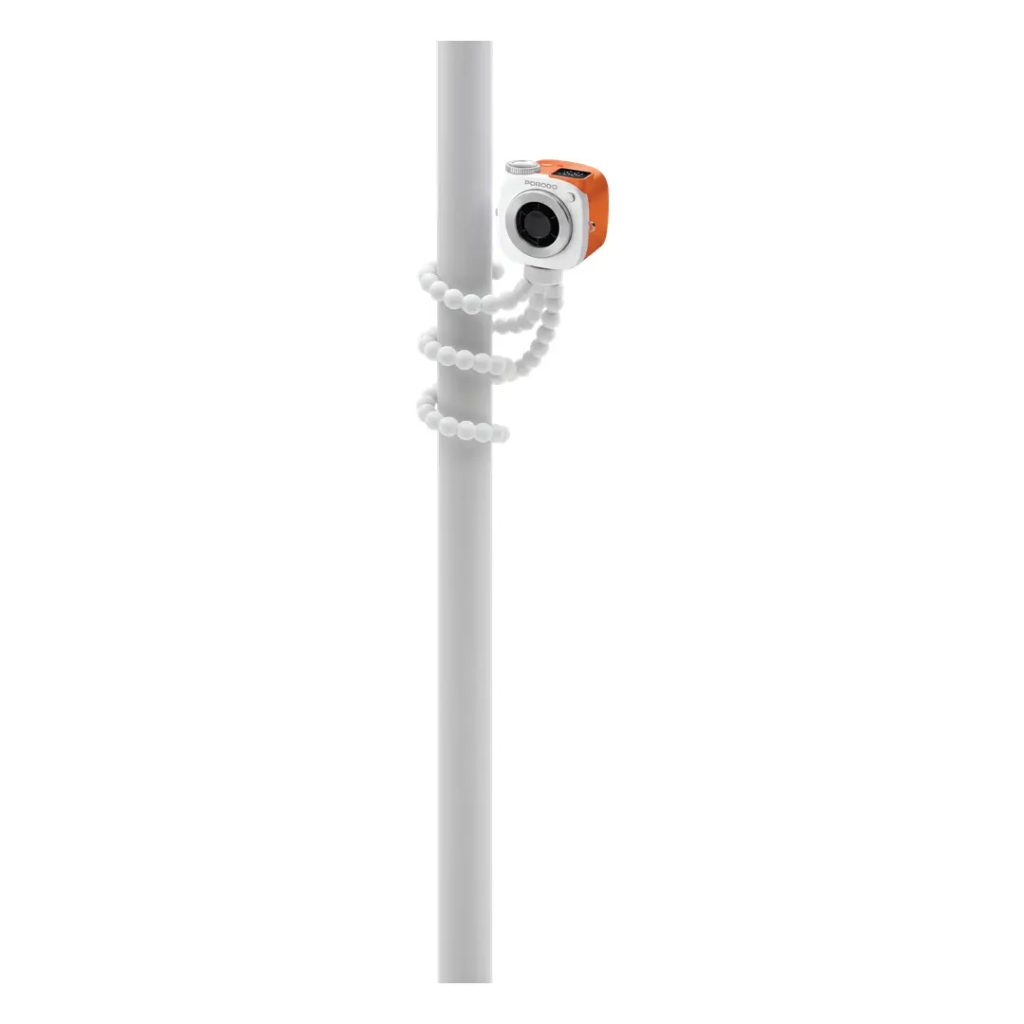 Porodo Lifestyle Chillo Nano Mini Portable Fan with Tripod (Orange)