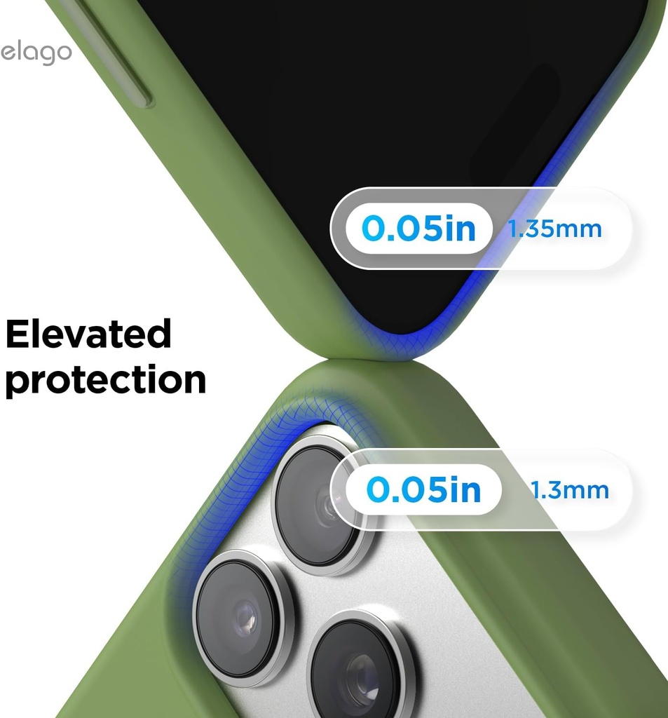 Elago Magnetic Silicone Case for iPhone 17 Pro Max/18 Pro Max (Cedar Green)