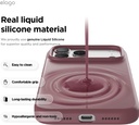 Elago Magnetic Silicone Case for iPhone 17 Pro Max/18 Pro Max (Burgundy)