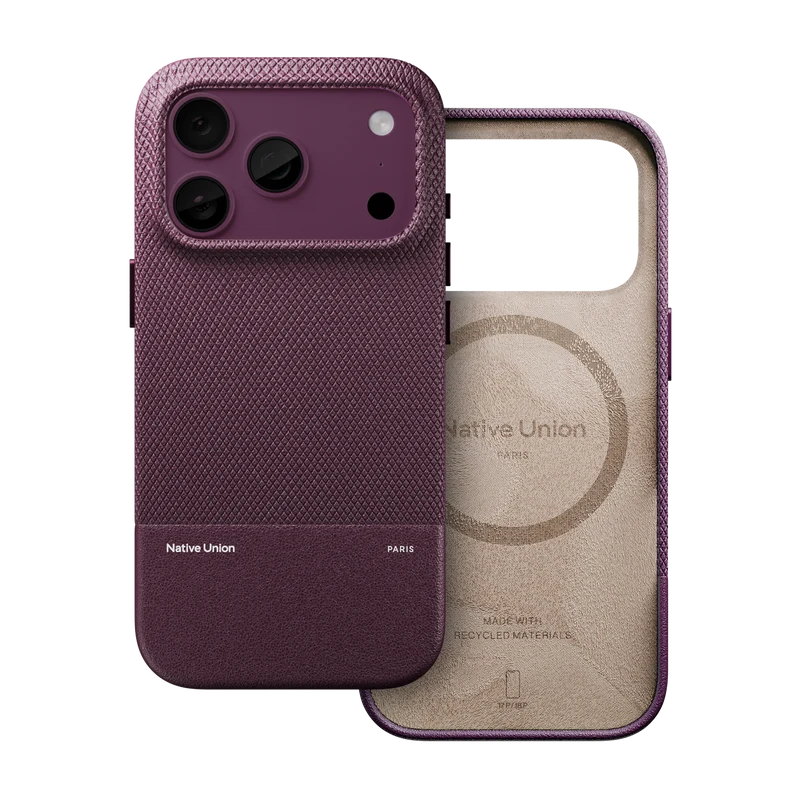 Native Union (RE) Classic Case for iPhone 17 Pro/18 Pro (Burgundy)
