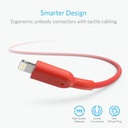 Anker PowerLine II Lightning 0.9m /3ft C89 (Red)