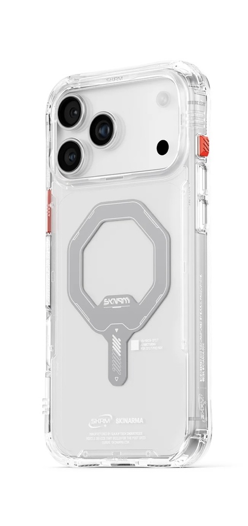 SkinArma Saido MagSafe Case for iPhone 17 Pro (Clear)
