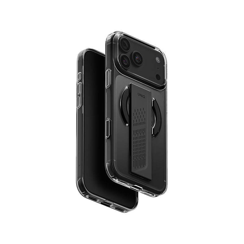 UNIQ Hybrid Magclick Charging Heldro Air Case for iPhone 18 Pro Max (Tinted Smoke)
