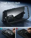 ESR Classic Hybrid Magnetic Case  (Camera Control) for iPhone 17 Pro/18 Pro (Clear Black)