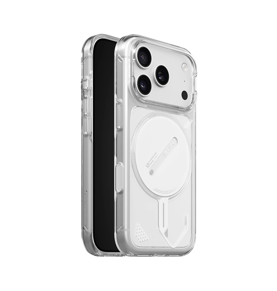 AULUMU Lumen Transparent Luminous Case for iPhone 18 Pro Max (Transparent)
