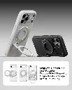 AULUMU Infinite 360° MagSafe Stand | 3-Axis Rotation (Black)