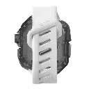 AULUMU Case with Titanium Cover and Band for Apple Watch Ultra (Titanium + White Band)