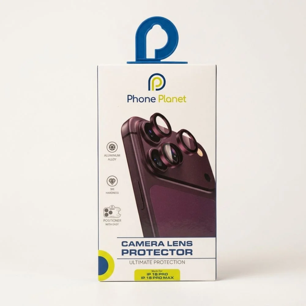Phone Planet Camera Lens for iPhone 18 Pro/18 Pro Max (Burgandy)